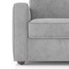Apollo Compact High Back 3 Seater Fabric Sofa in Granite Weave Colour