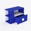 Building Blocks Storage Unit In Electric Blue Colour