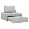 Scandinavian Monte Sofa Bed in Warm Grey Finish Pet Friendly