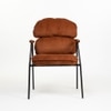 Antho Fabric Dining Chair in Red Colour