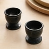 Opulent Marble Egg Vault set of 2