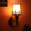 Eliante Modern Wall Lights Mild Steel & Glass Material Antique & Champaign Finish