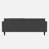 Tharoli Velvet 3 Seater Sofa in Grey Colour