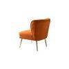 Rabel Accent Chair in Orange Colour