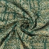 Sofia White & Green Floral Cotton Dohar Double Bed Reversible 350 Tc Size 240 X 220 Cms