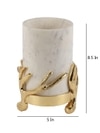 marble wine cooler with antler stand