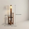 Dorian Beige Jute Floor Lamp with Beige Jute Base