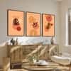 The Castle Decor Boho Abstract Botanical Wall Art Set of 3 Design 13 11x17 Inch