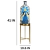 Angel Girl Foldable Metal Electric Floor Lamp in White Colour
