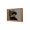 Artistry Brown Black Umberto Boccioni Printed Framed Canvas Wall Prints Set of 1 Multicolor Matte