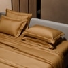 Stoa Paris Super King Size Bedsheet with 4 Pillow Covers  Size Eternal Glow