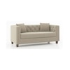 Windsor 2 Seater Fabric Sofa (Colour: Oyster Beige)