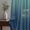 Stoa Paris Sheer Ombre Printed Long Door Curtain, Aesthetic Curtain with  Light Filtering Balcony,  Set of 1 Parda, DawnÆs Dream - Teal