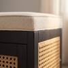 Canora Solid Mango Wood Storage Trunk Black