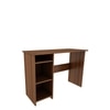 Woodbuzz Duke Engineered Wood Finish Study Table Desk In Walnut