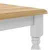 Roca Engineered Wood 6 Seater Dining Table In Two Tone Finish