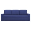 Rubbik 3 Seater Fold Out Sofa Cum Bed In Navy Blue Colour