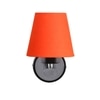 Devansh Metal Electric Wall Light in Orange Colour with Orange Shade Count of 1 Light