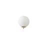 Moon Shine Brass and Frosted White Wall Light