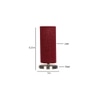 Maroon Jute table lamp with Steel Base -11