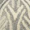 Jaipur Rugs Textured Wool 5x8 Feet Natural Grey And Undyed White Hand Tufted Rug Carpet