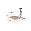 Morris Metal Queen Size Non Storage Bed In White Finish