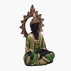 VEDAS Polyresin  Figurine in Green Colour