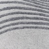 Abstract Gray Wave Wool Silk Wall Art 2 Panel Set 5 x 3 Feet