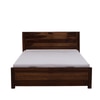 Oakridge Solid Wood King  Size Bed With Hydraulic Storage (Provincial Teak Finish)
