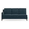 Abbey Sectional Sofa (Colour : Indigo Blue, Cushion : Hard, Seater : Right Aligned 3 Seater + Right Aligned Chaise)