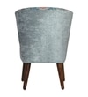 Rowan Accent Chair in Silver and Red Floral Pattern