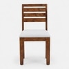 Arbor 4 Seater Dining Set with Cushioned Chairs in Ice Blue Colour