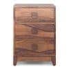 Magellan Solid Wood Bedside Table in Teak Finish
