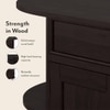 Ramore Solid Wood Sideboard in Mahogany Finish