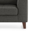 Verona Essential 3 Seater Fabric Sofa in Steel Colour