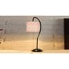 Multi cotton Curvy table lamp with Iron Base (SP15)