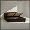 Casa Haven Relax King Size Bed in velvet With Engineered Hardwood Frame & Hydraulic Storage