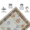 Luxe Home Polyester Vintage Carpet – (5x7 Feet, Multicolor, TPR)
