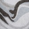 Abstract Blue Gray Wool Silk Wall Art 2 Panel Set 4 x 6 Feet