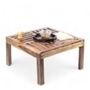 Sydney Sheesham Wood Coffee Table In Teak Finish