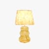 Moss Handicrafted Table Lamp in Green finish and Printed Colour