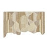 Abstract Handmade Natural Wool Wall Art Beige Geometric Textured 5 x 3 Feet