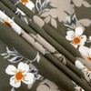 Willow Dark Green Floral 290 TC Cotton Flat Single Size Bedsheet with 1 Pillow Cover – Threads