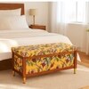 Harper Solid Wood Bench in Provincial Teak Finish