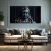 The Castle Decor Lord Shiva Wall Painting Wooden Framed 27x48 Inch (Style 20)