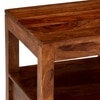 Kassel Solid Wood Bedside Table in Natural Teak Finish