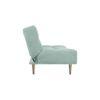 Ofra 3 Seater Sofa Cum Bed In Baby Blue Color