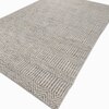 Jaipur Rugs Soft Basketweave Wool Viscose Dhurrie Rug White 6x9 ft