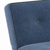 Zehnloch 3 Seater Click Clack Sofa cum Bed In Midnight Indigo Blue Colour