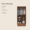 Bocado 2 Door Wardrobe in Sheesham Finish